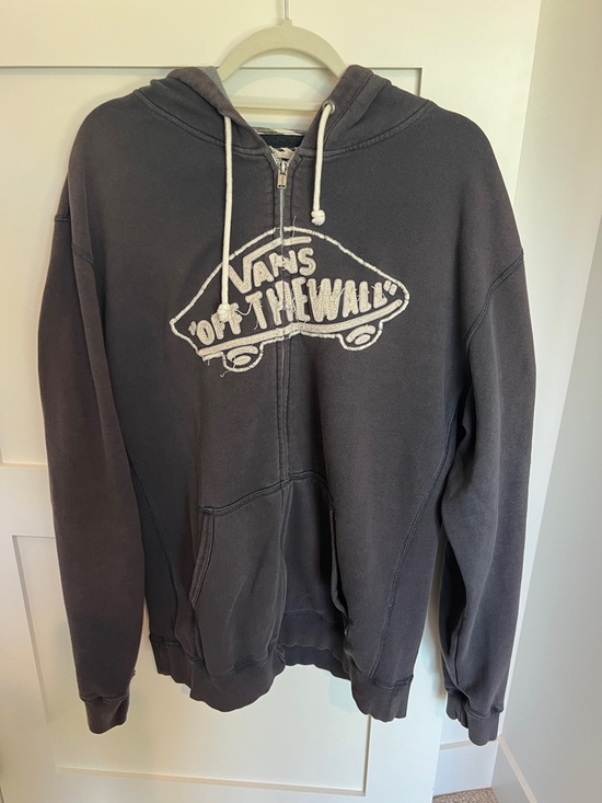 Vans Other - Vans Men's Gray front zip up sweatshirt with hood